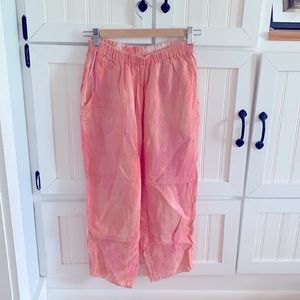 FLAX. 90’s Vibe Summertime linen, cropped pants. Super comfy!